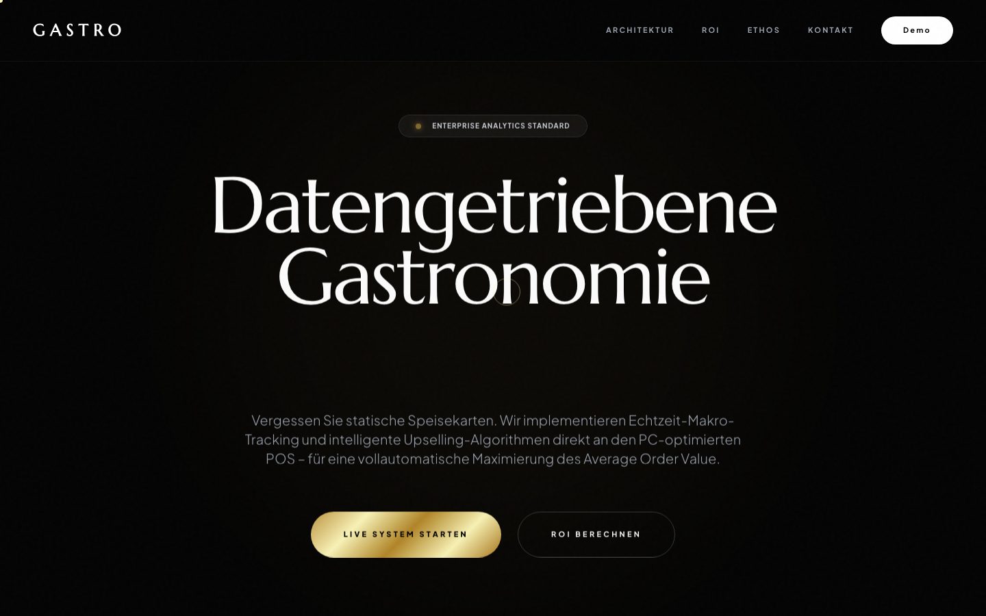 Gastro Service: Restaurant Website Plattform, Webdesign von Onyx One Agency